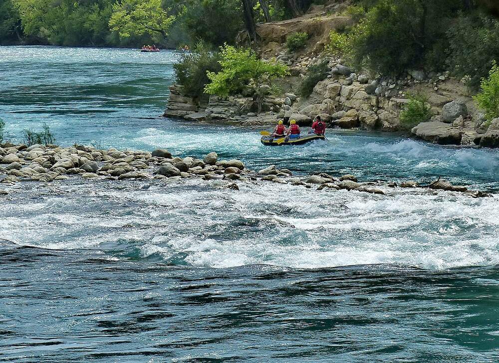 Köprülü Canyon — Köprülü Kanyon 08 04 2015 Rafting am Köprülü Irmağı