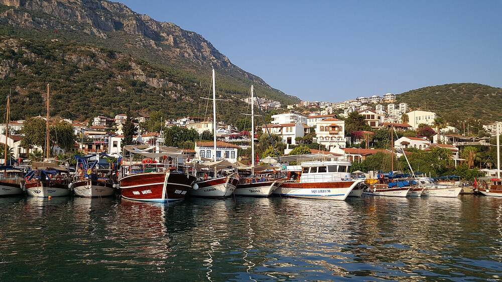 Kaş & Kaputaş — Kaş, Ağustos 2015 Liman'dan bir görünüm