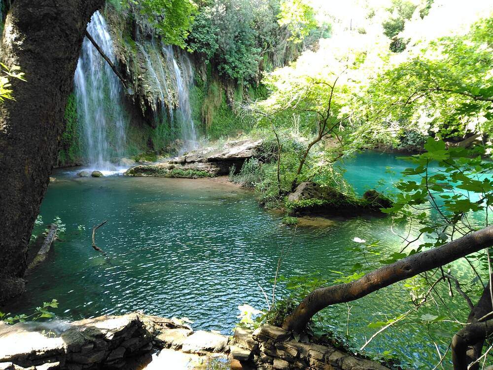 Upper Düden & Kurşunlu waterfalls — Kursunlu Waterfall Nature Park in city of Antalya